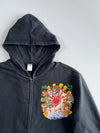 Ed Hardy (Don Ed Hardy) | Zip-Up Hoodie | Faded Black (2XL)