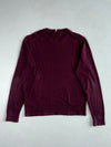 Tommy Hilfiger Pima Cotton Cashmere Crewneck Sweater – Burgundy (L)