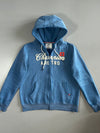 American Retro Blue Champion Graphic Hoodie (M)