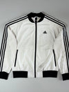 Adidas 3-Stripe Track Jacket – White/Black (M/S)