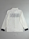 Under Armour "UNDR ARMR" Coach Jacket – White/Black (M)