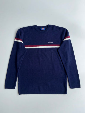 Dickies | Striped Crewneck Sweater Navy (Xl)