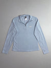 The North Face TKA 100 Baby Blue Women's Quarter-Zip Fleece (XS)