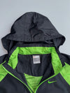 Nike | Black Green Windbreaker Jacket | (XS/S)