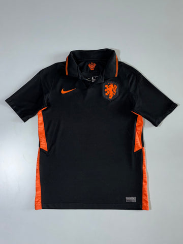 Netherlands KNVB Black Away Polo (S)