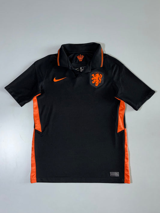 Netherlands KNVB Black Away Polo (S)