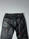 Triumph Motorcycles Leather Biker Pants (W:32 |L:42)