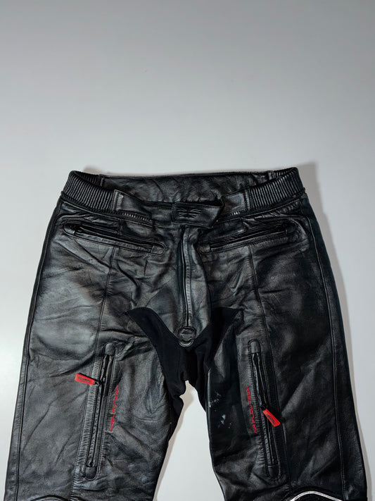 Triumph Motorcycles Leather Biker Pants (W:32 |L:42)