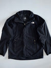 The North Face Stowaway Hood Technical Shell Zip-Pocket Rain Jacket Black (L)