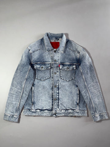 Levi's Premium Light Wash Denim Trucker Jacket (S)