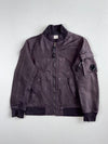 C.P. Company Garment Dyed Washed Black Lens Bomber Jacket(S)