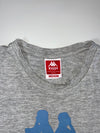 Kappa Big Logo Tee  Heather Grey/Blue (L)