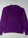 Chaps Crewneck Sweater  Purple Knit (M/L)