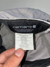Carhartt Odessa Canvas Cap Grey – Leather Patch Logo, 100% Cotton (Adjustable)