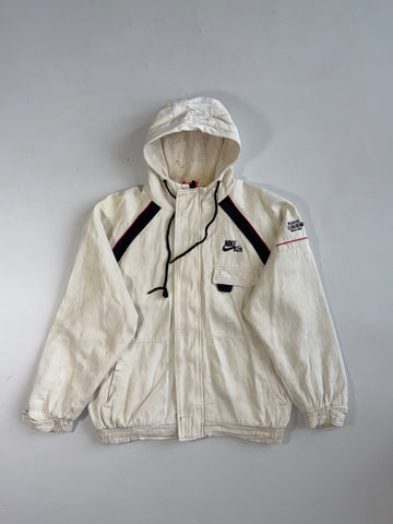 Vintage Nike Air Hooded Canvas Jacket Japan Embroidered(L/Xl)