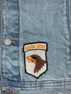 Bershka Light Wash Distressed Denim Vest – Vintage Patches | (S)