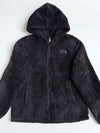 The North Face Black High Pile Fleece Hooded Zip Jacket (L)