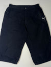 Puma Black 3/4 Capri Shorts – Toggle Hem (W:30) (L:27)