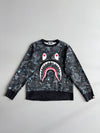 BAPE Galaxy Camo Shark Crewneck Sweatshirt (S)