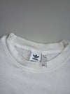 Adidas Originals White Big Trefoil Crewneck Sweatshirt | Size (L)