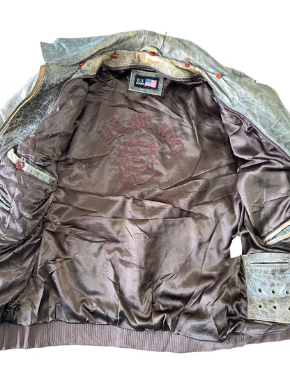 ZRare Vintage Us Air Force Original Leather (L)