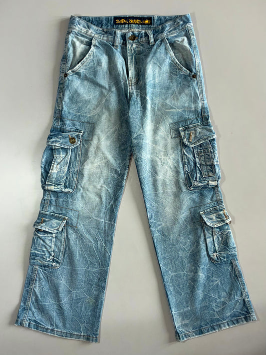 Nik Jeans Multi-Pocket Cargo Jeans (W:34 |L:42)