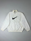 Nike Swoosh White Zip-Up Jacket (2XL/3XL)