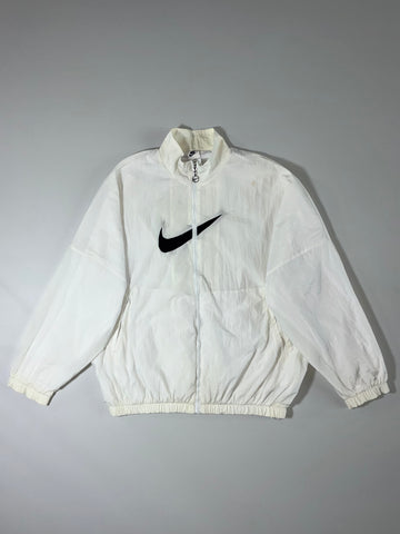 Nike Swoosh White Zip-Up Jacket (2XL/3XL)