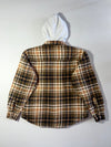 Field & Stream Hooded Quilted Flannel Shirt Jacket Heavy (XL)