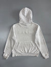 Vintage Champion Script Logo Pullover Hoodie Oatmeal White (L)