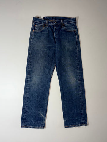 Levi’s 501 | Vintage Dark Wash Straight Jeans | (W:28)(L:37)
