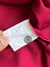 Lacoste Classic Pique Long Sleeve Polo Shirt Burgundy (L)
