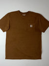 Carhartt | Brown Pocket Tee Loose Fit | (XL)