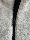 Nike Reversible Big Swoosh Sherpa Jacket, White/Black & Navy(L)