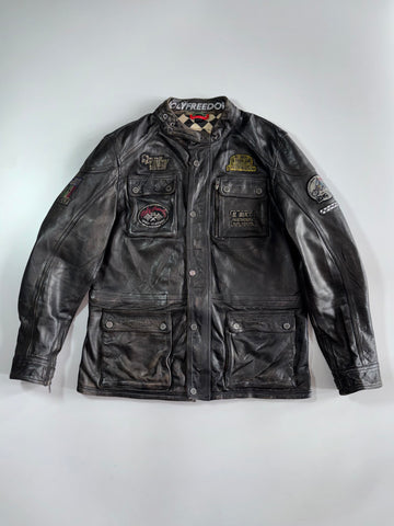 Holyfreedom Vintage Leather Jacket (Paded)(XL)