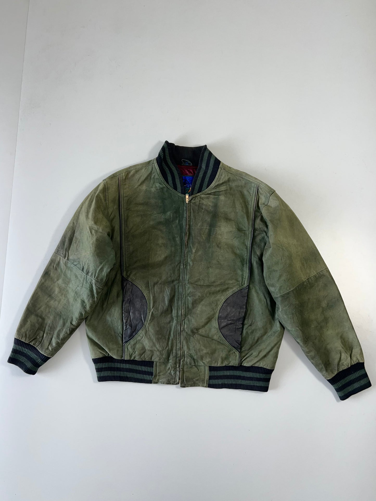 !                              Outback Super Premium Original Leather Jacket (XL)