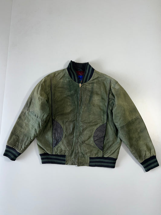 !                              Outback Super Premium Original Leather Jacket (XL)