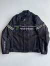 Monster Energy Racing Jacket | Cross-Border Moto Textile Jacket with Armor PADDED (L)