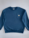 Carhartt WIP | “S/S Pocket” Loose Fit Long Sleeve Tee | Steel Blue (XL)