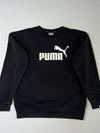 Puma Essential Big Logo Crewneck Sweatshirt – Black (S)