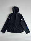 Nike Running Windbreaker Jacket – Black Static Swoosh Graphic (XL)