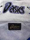 Asics Vintage Japan Track Jacket – Blue, World Performance, Embroidered Text (S)
