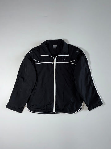 Nike Dri-Fit | Black Tonal Swoosh Quarter Zip | (L)