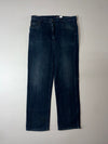 Vintage Armani Jeans AJ Dark Wash Straight Leg Denim (W:36) (L:44)