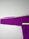 Vintage Fila Purple Neon Green Fleece Half-Zip Pullover (L)