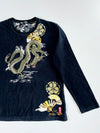 Big Train Original Fully Embroidered Full Sleeves T-Shirt(L)