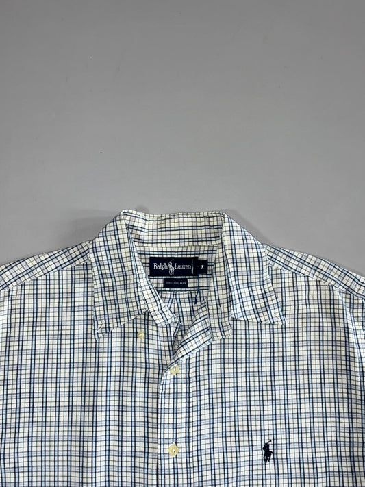 Ralph Lauren Plaid Short Sleeve Shirt (L)
