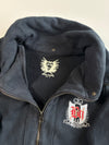 Vintage Big Train Crest Embroidered Funnel-Neck Zip Jacket (XS)