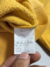 Vintage Reebok Classic Quarter-Zip Polar Fleece – Mustard Yellow/Grey Shoulder Panel (XL/2XL)