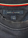 Tommy Hilfiger Big Logo Spellout Navy Crewneck Sweatshirt (L)